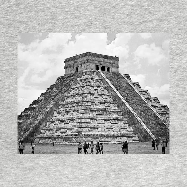 Mayan Pyramid by KirtTisdale